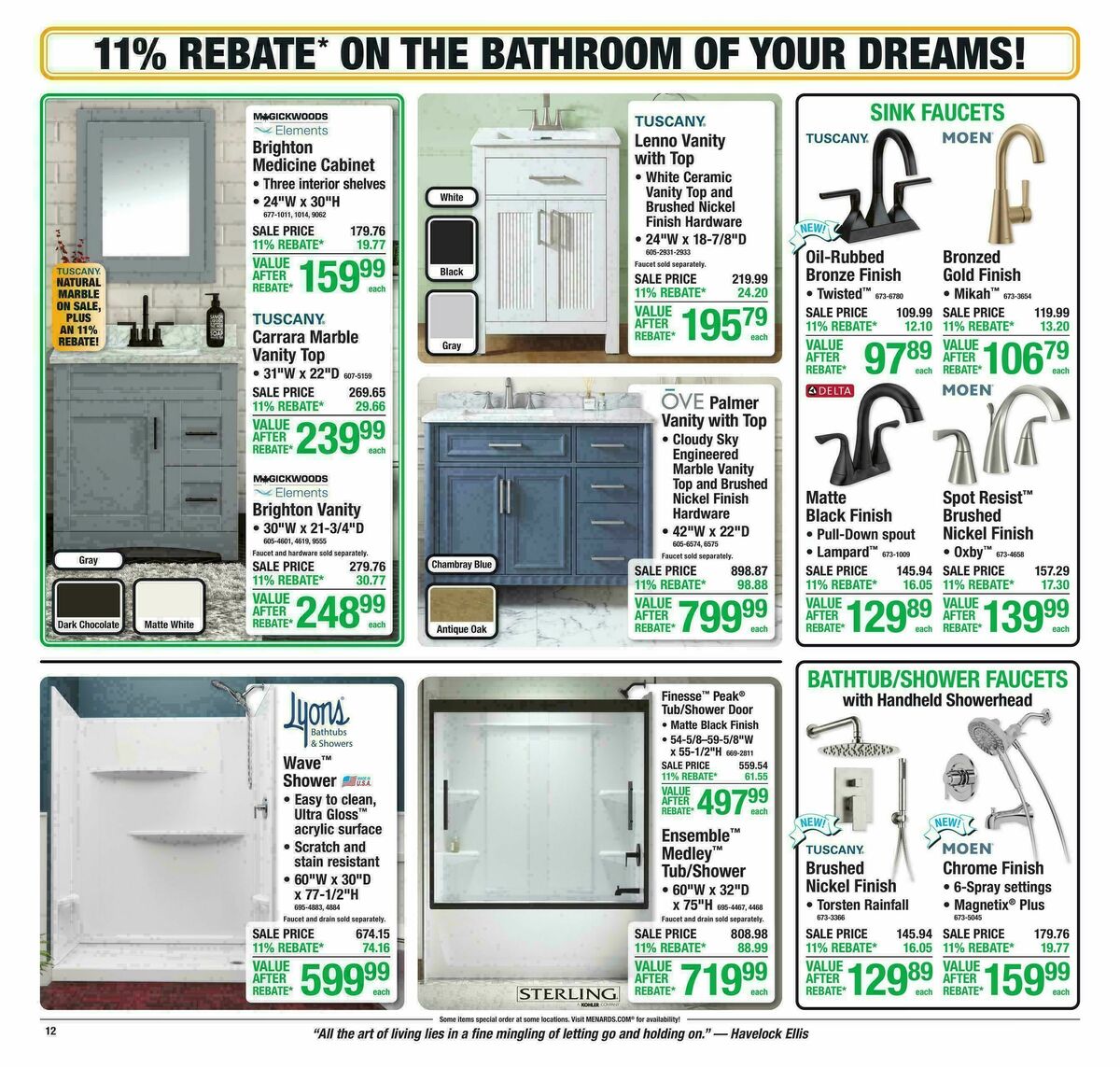 Menards Weekly Ad from September 30