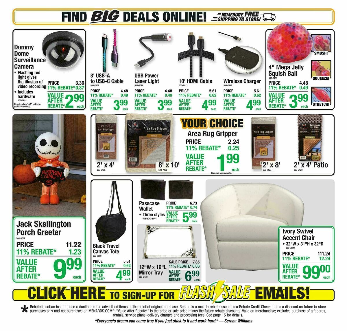 Menards Weekly Ad from September 30