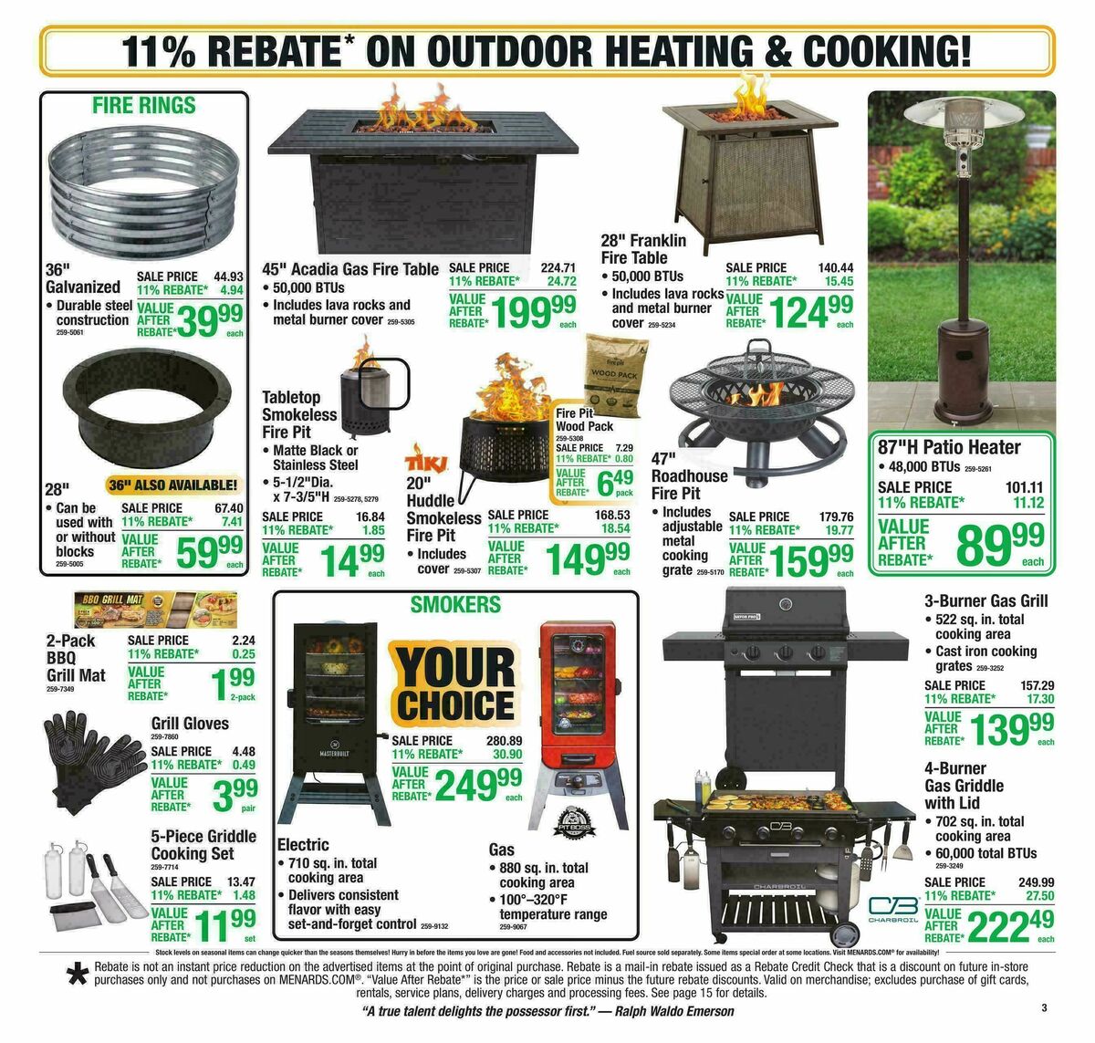 Menards Weekly Ad from September 30