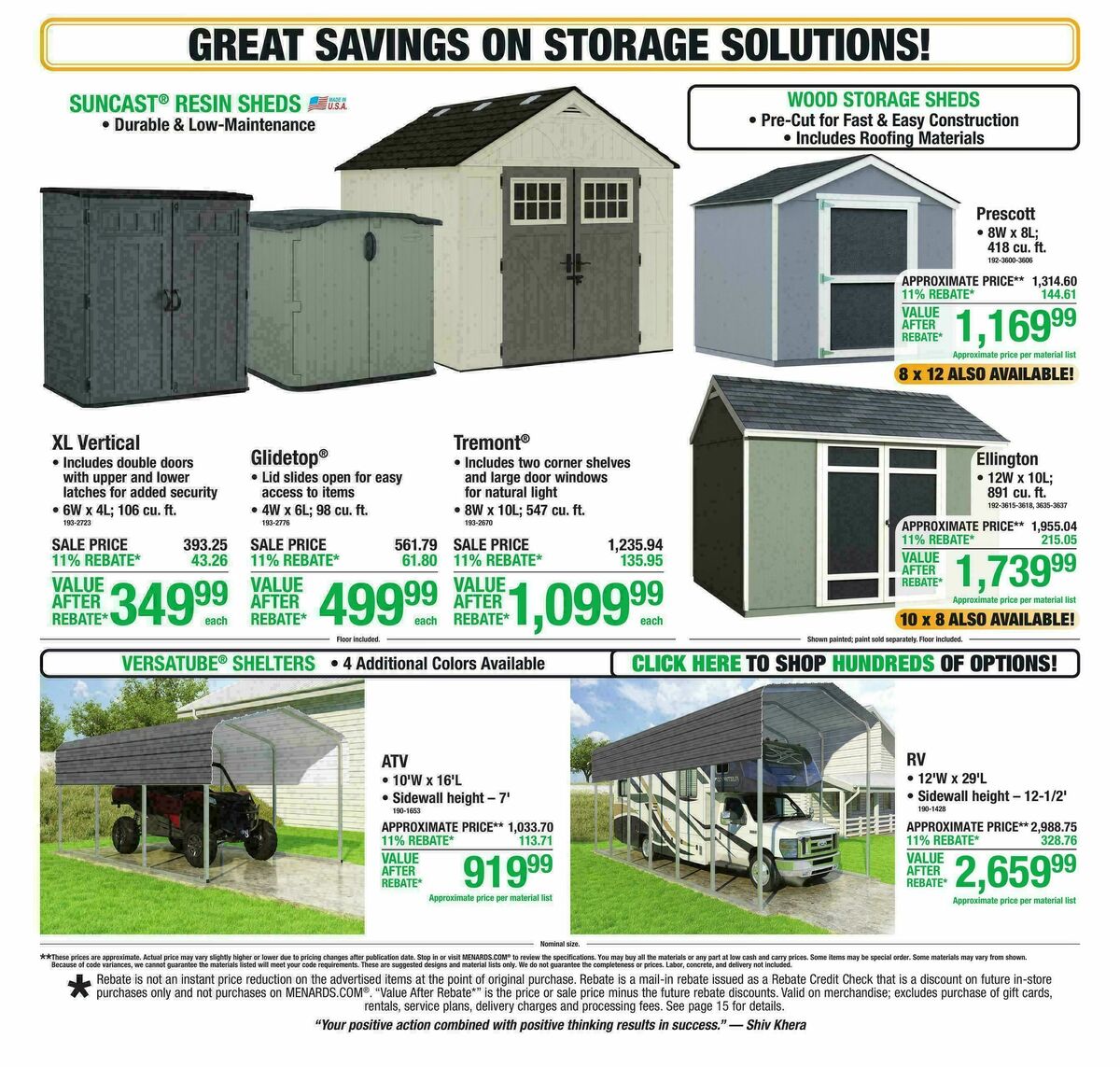 Menards Weekly Ad from September 30