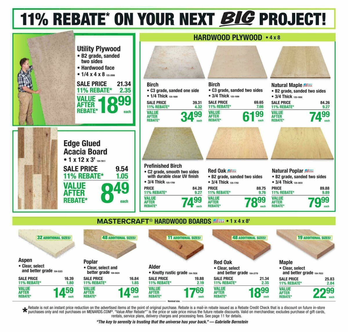 Menards Weekly Ad from October 7