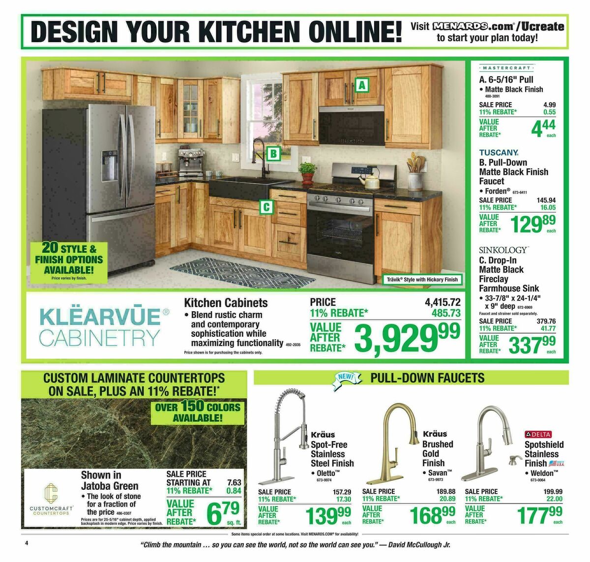 Menards Weekly Ad from October 7