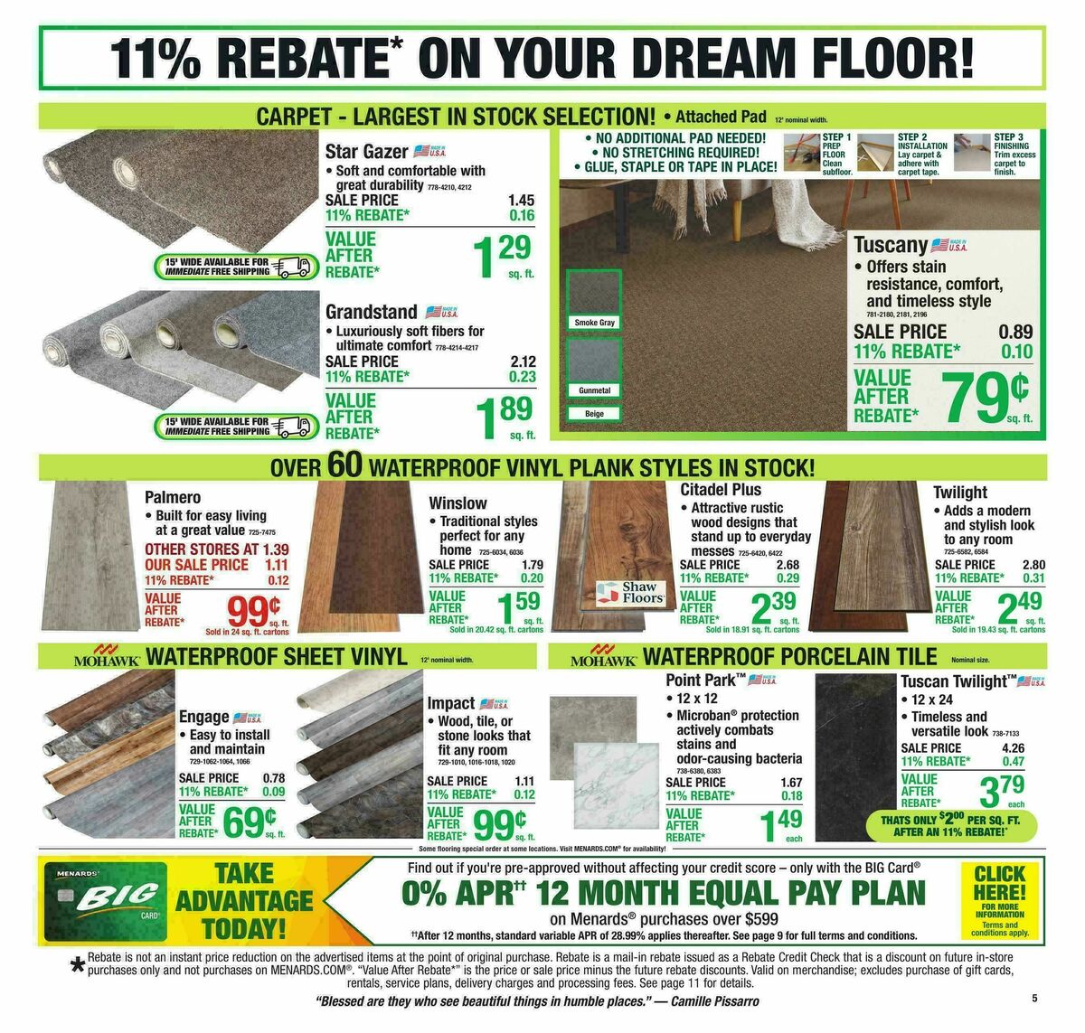 Menards Weekly Ad from October 7