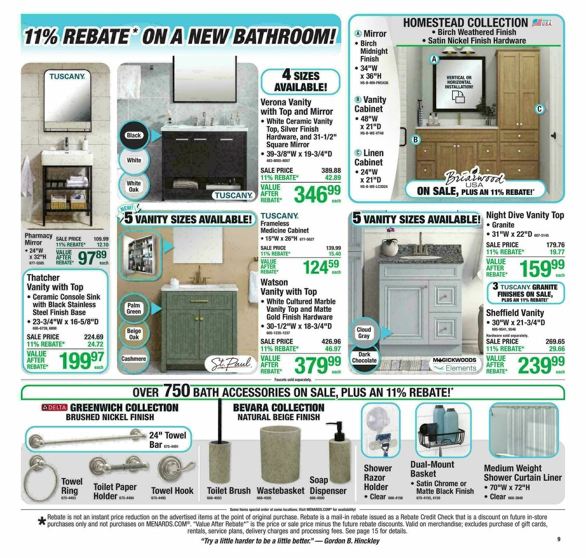 Menards Weekly Ad from October 14