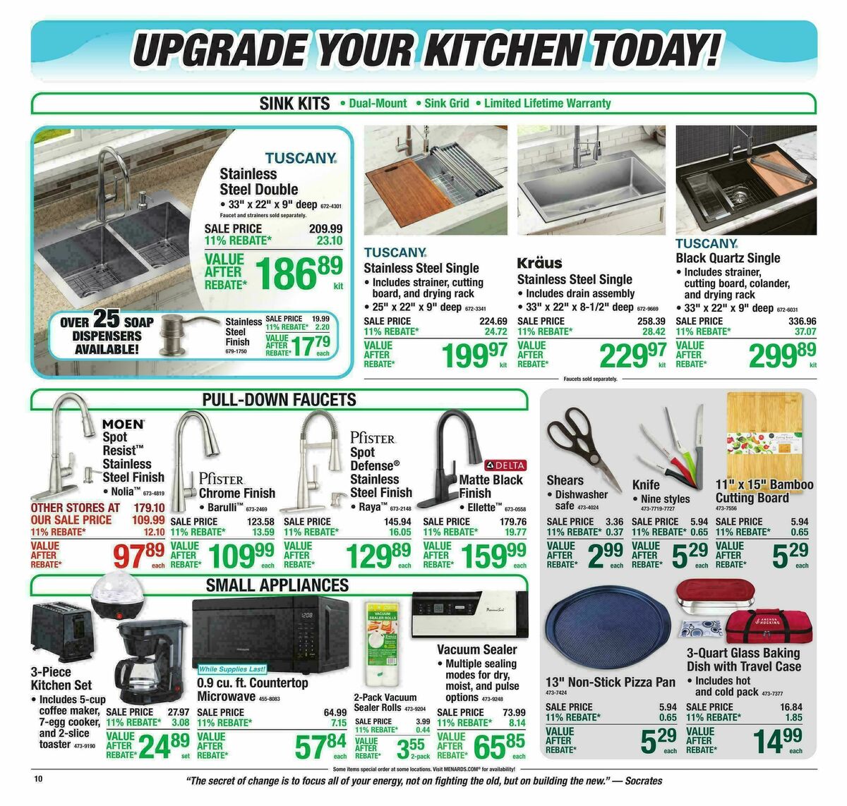 Menards Weekly Ad from October 14