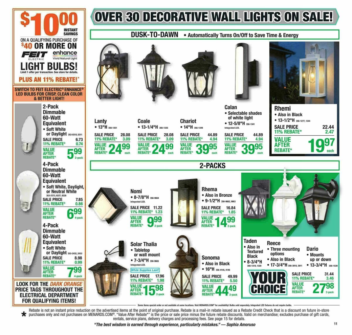 Menards Weekly Ad from October 14