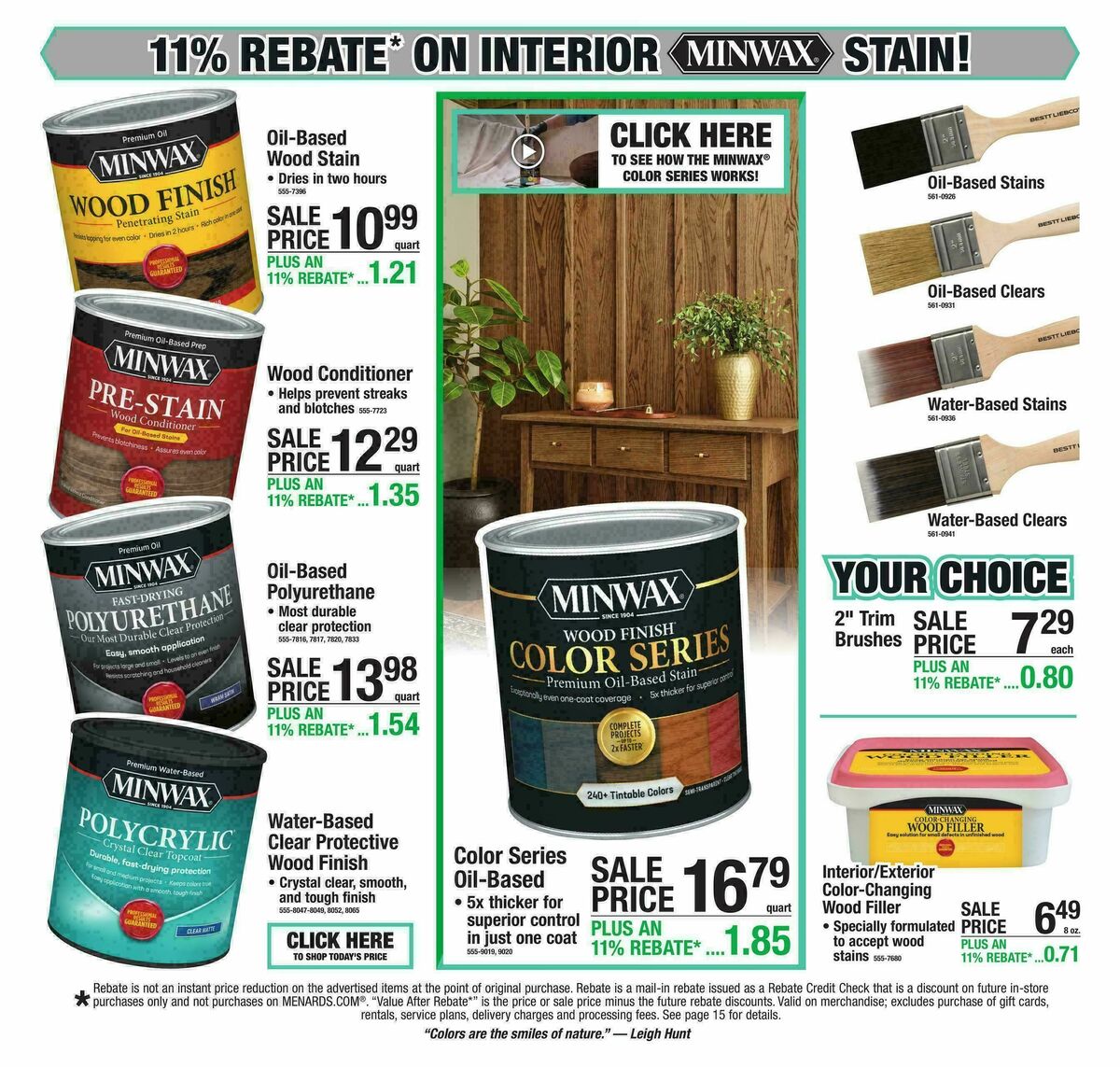 Menards Weekly Ad from October 14