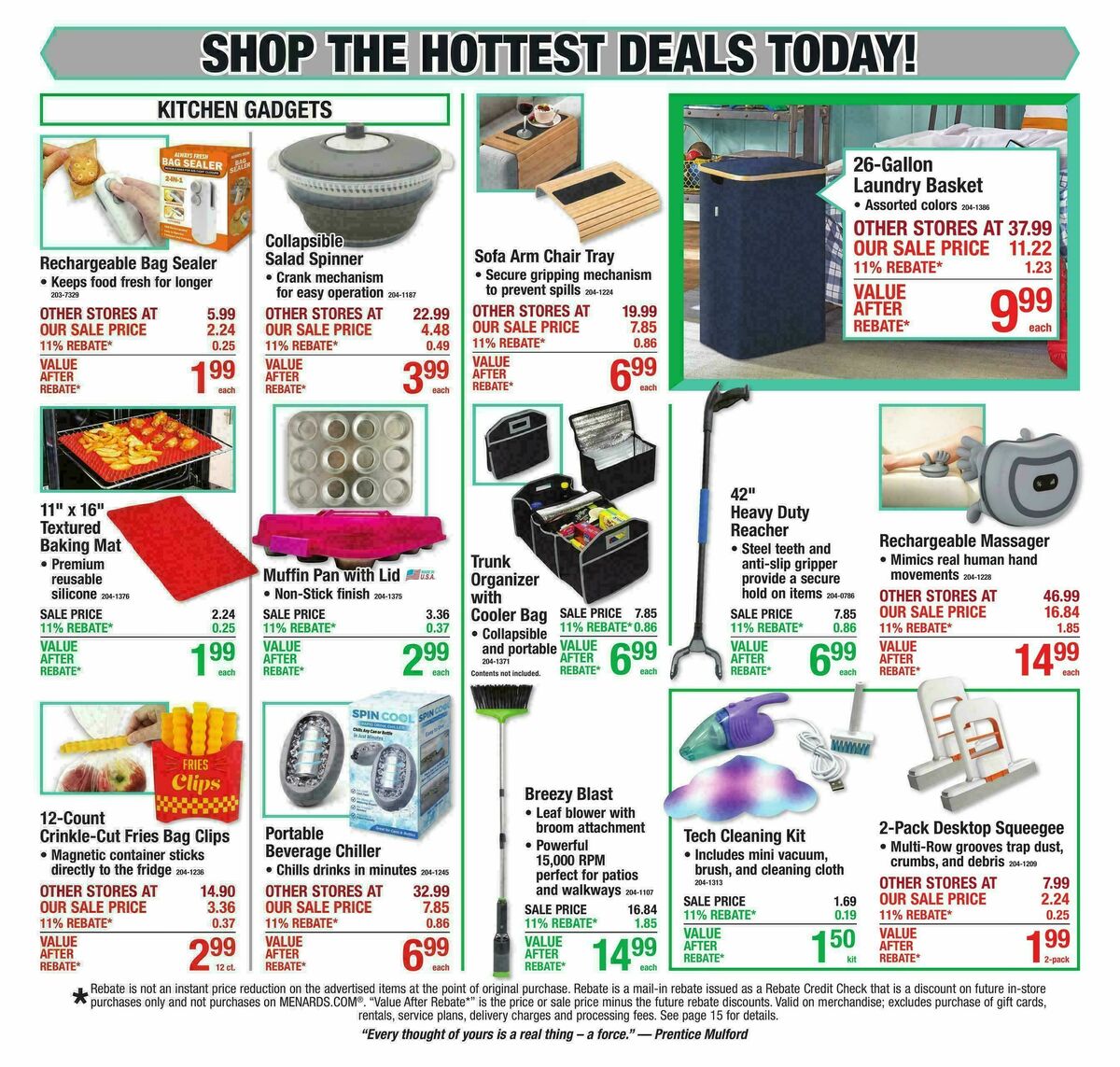 Menards Weekly Ad from October 14