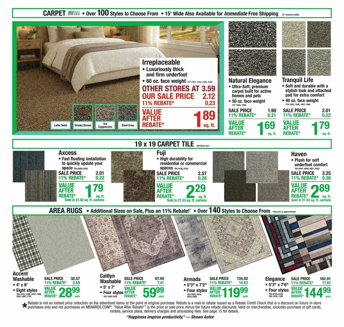 Menards Weekly Ad from October 14