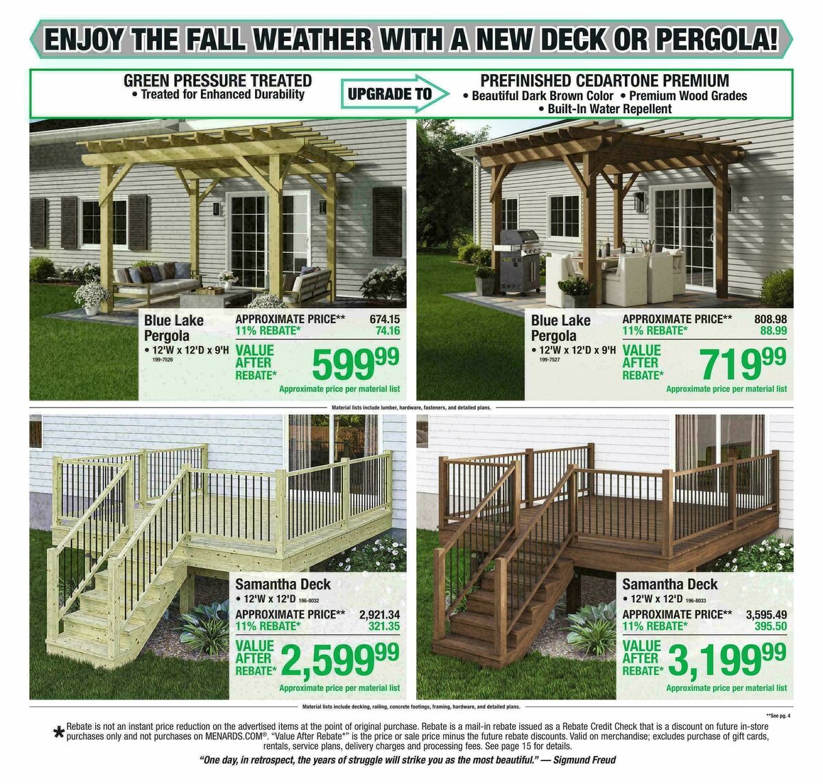 Menards Weekly Ad from October 14