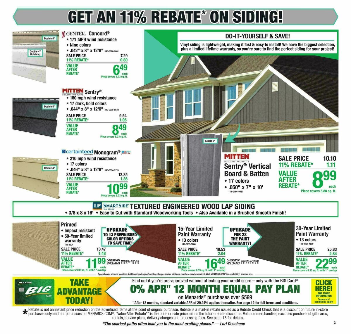 Menards Weekly Ad from October 14