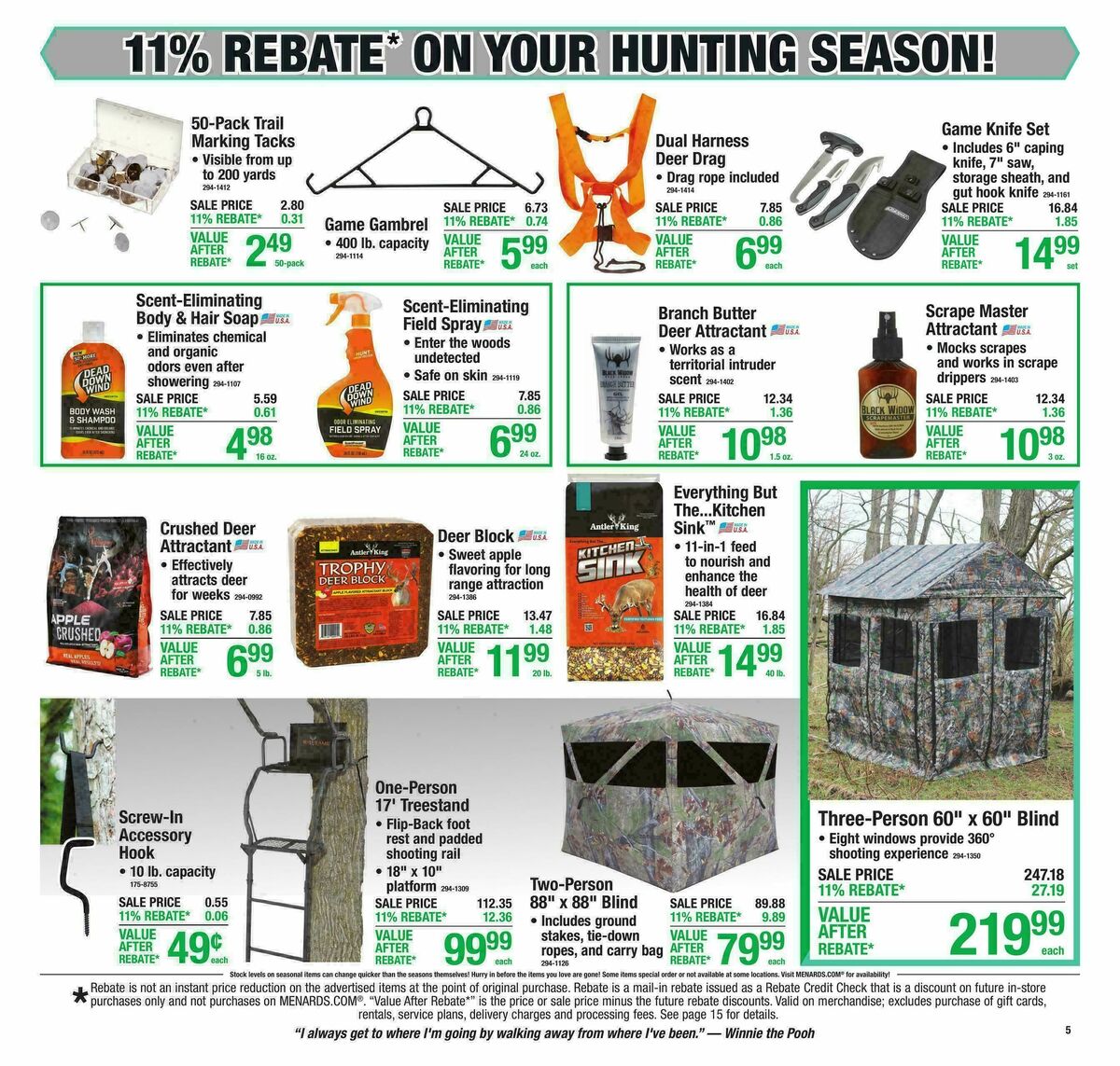 Menards Weekly Ad from October 14