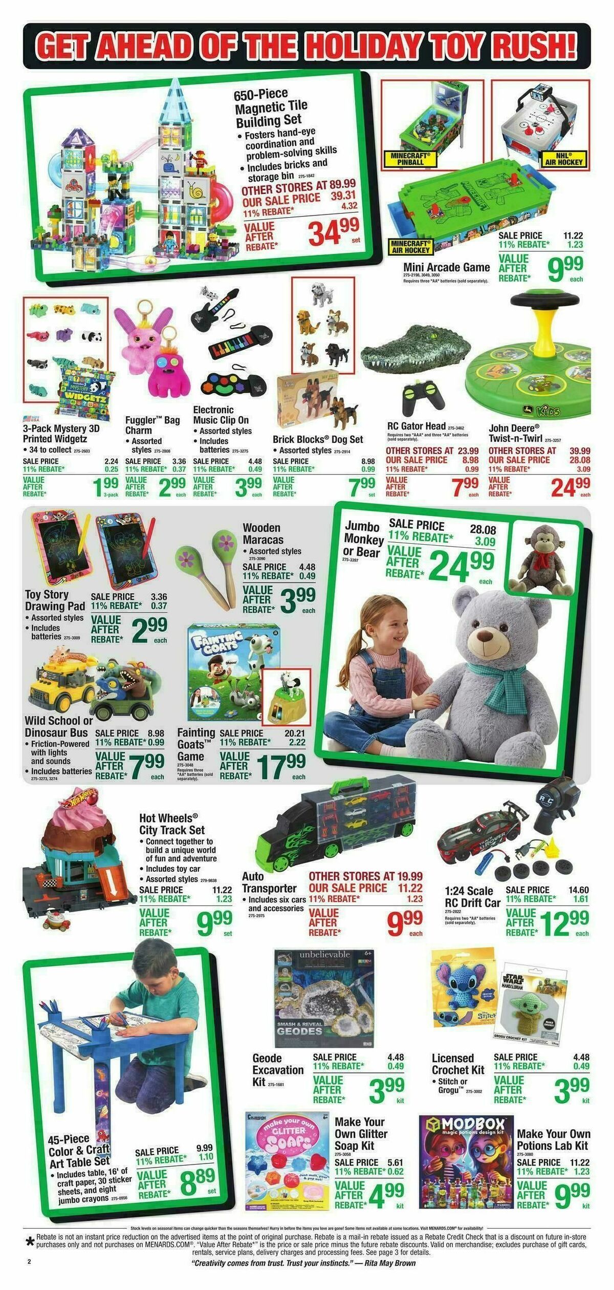 Menards Early Black Friday Deals! Weekly Ad from October 21