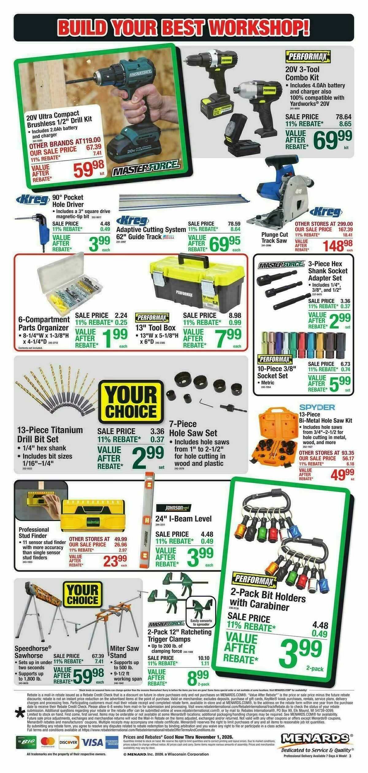 Menards Early Black Friday Deals! Weekly Ad from October 21