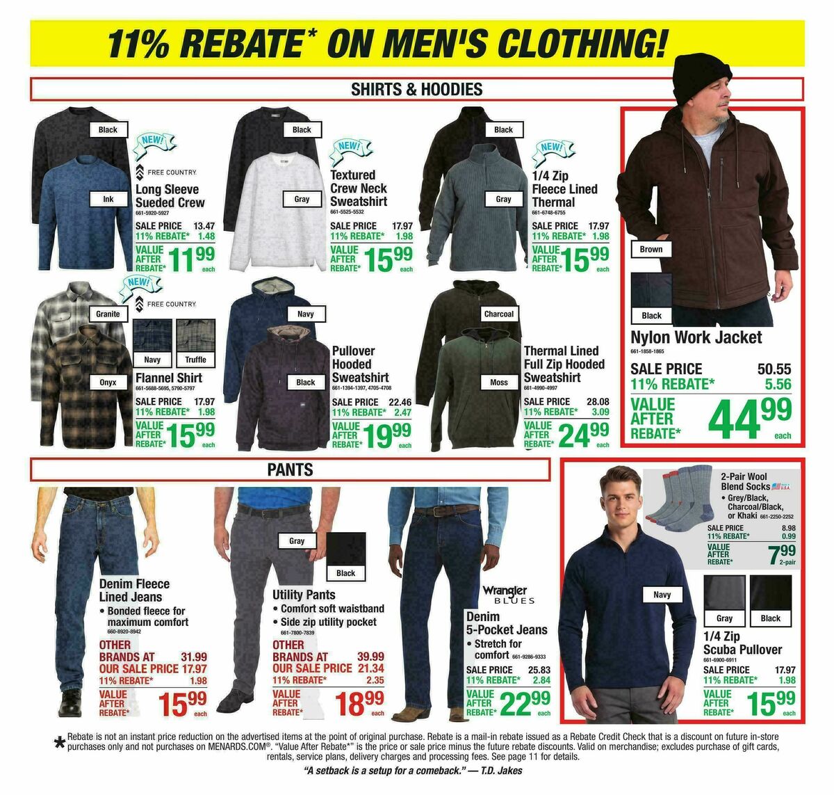 Menards Weekly Ad from October 21
