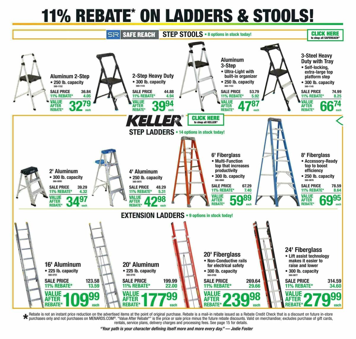 Menards Weekly Ad from October 28
