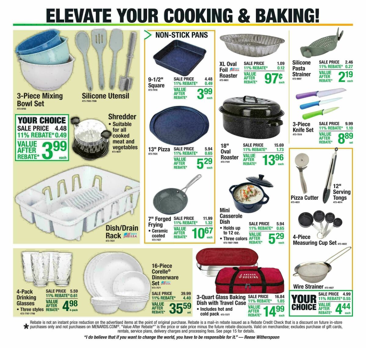 Menards Weekly Ad from October 28