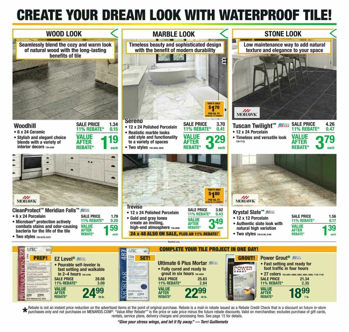 Menards Weekly Ad from October 28
