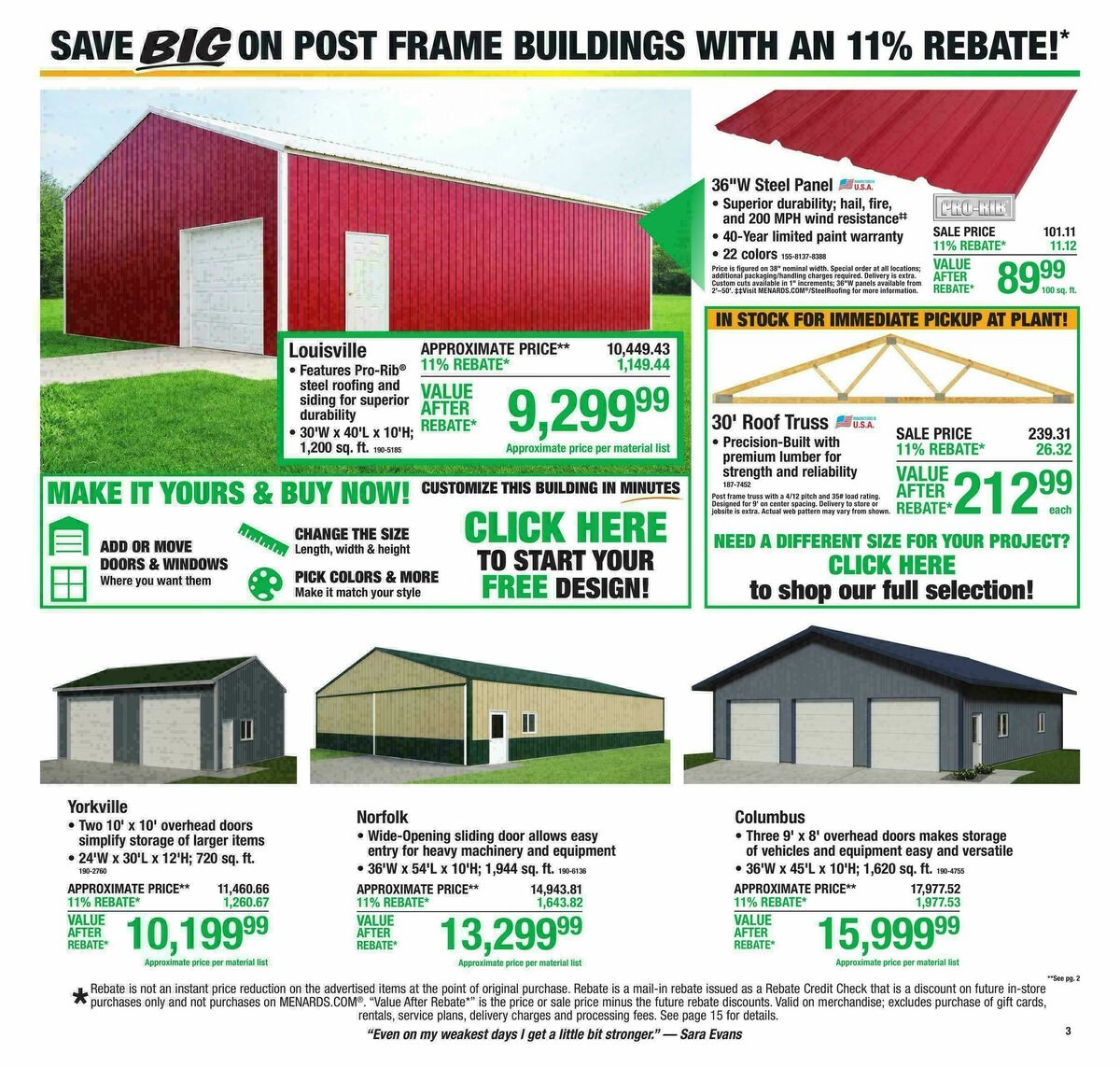 Menards Weekly Ad from October 28