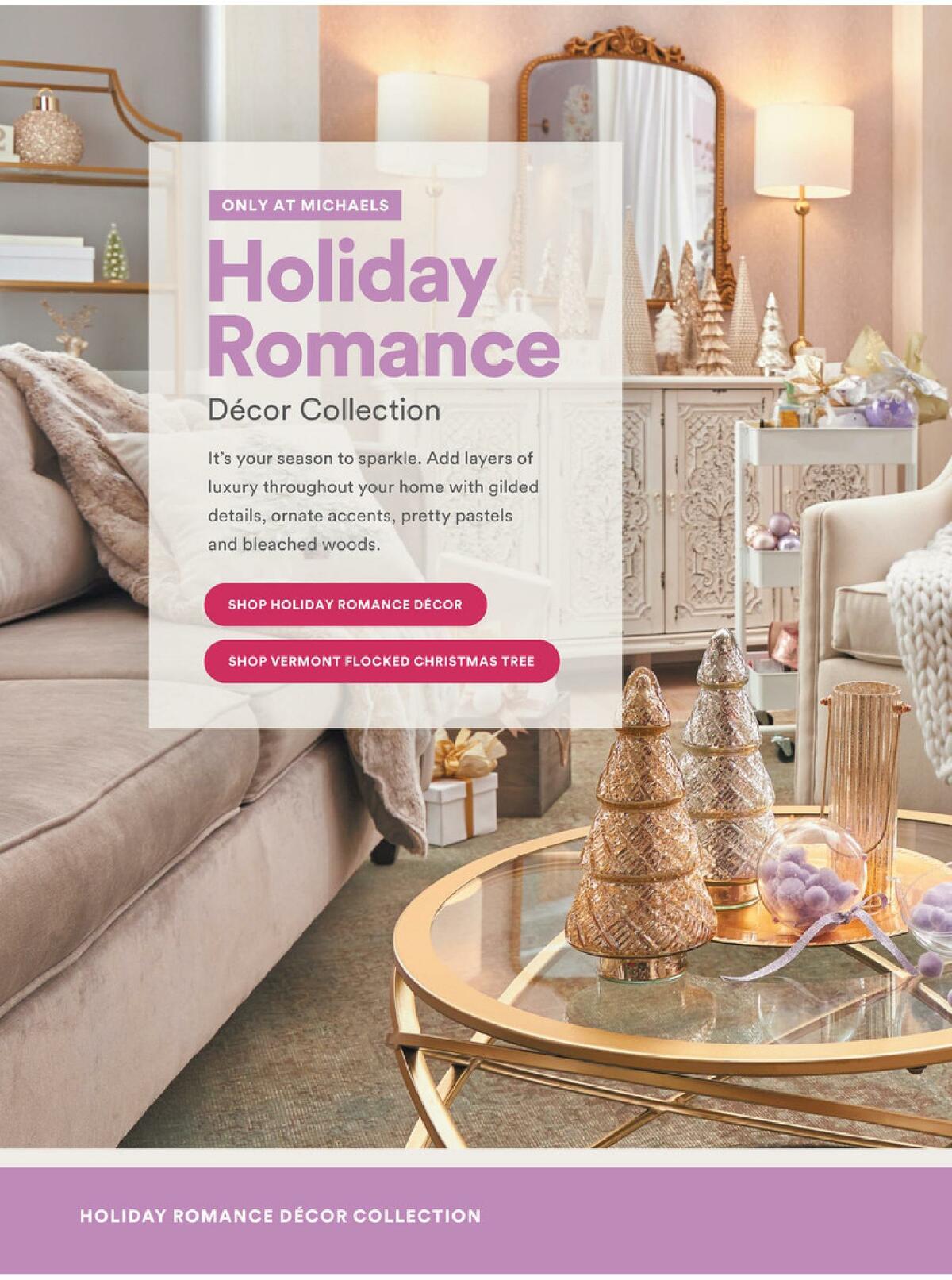 Michaels Holiday Weekly Ad from October 30