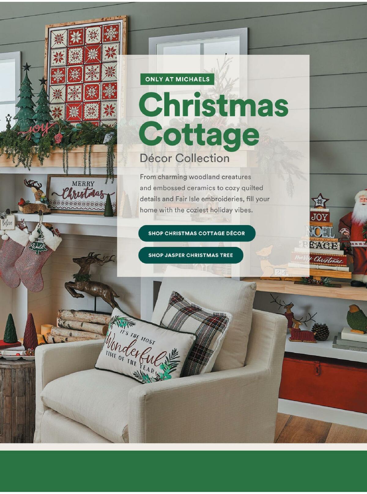 Michaels Holiday Weekly Ad from October 30