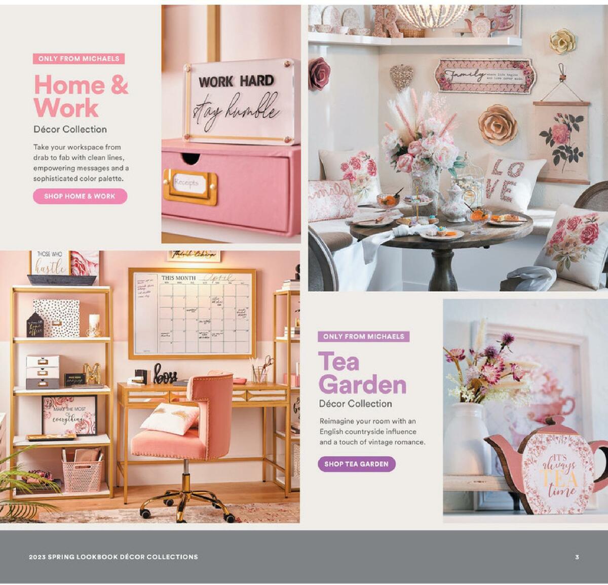 Michaels Spring Look Book Weekly Ad from February 26