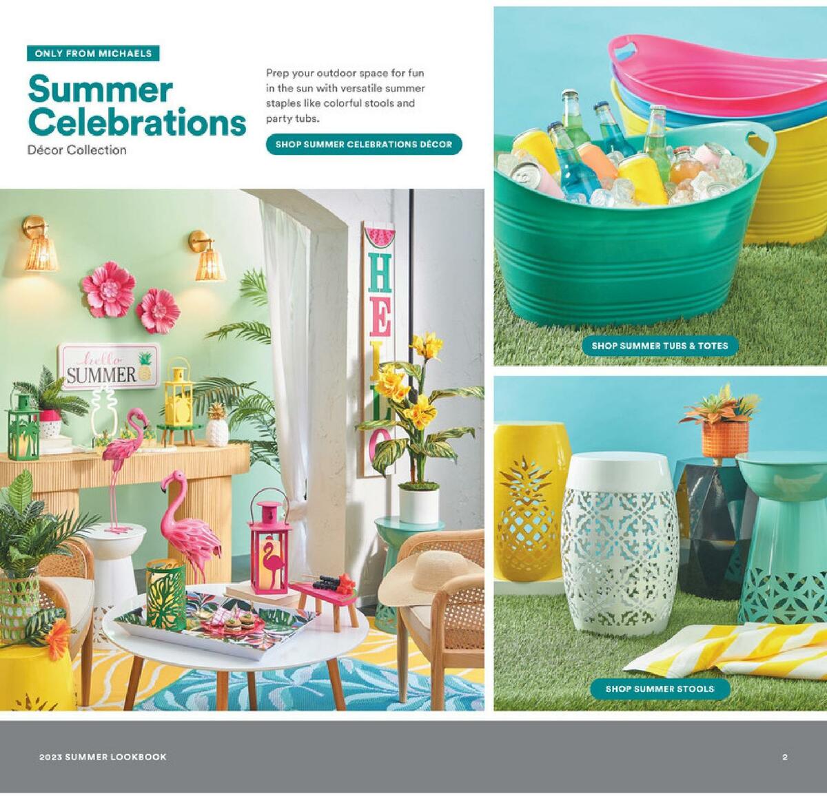 Michaels Summer Look Book Weekly Ad from April 17