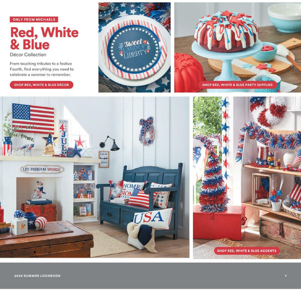 Michaels Summer Look Book Weekly Ad from April 17