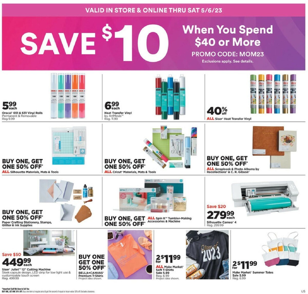 Michaels Weekly Ad from April 30