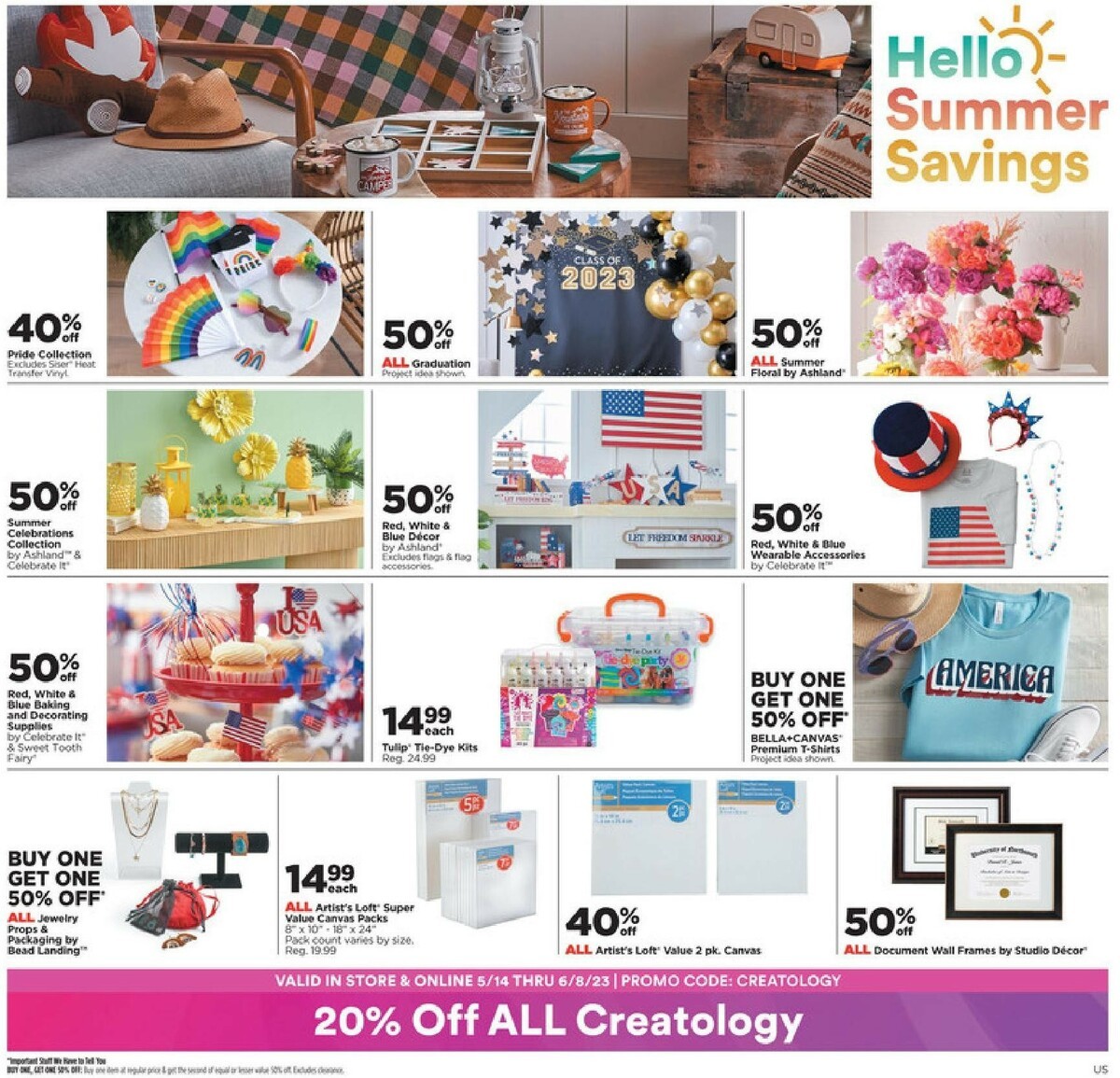 Michaels Weekly Ad from June 4