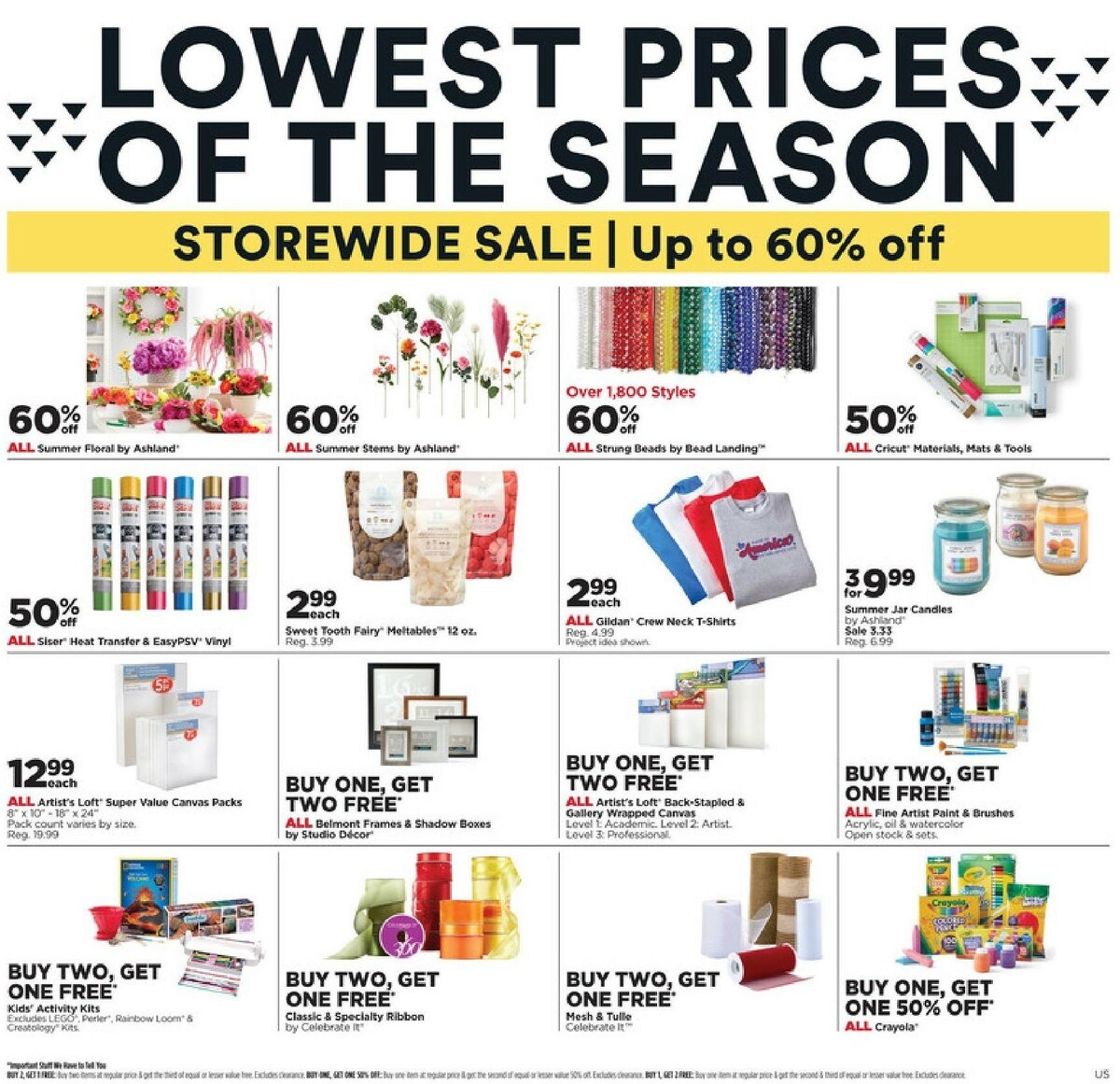 Michaels Weekly Ad from June 9