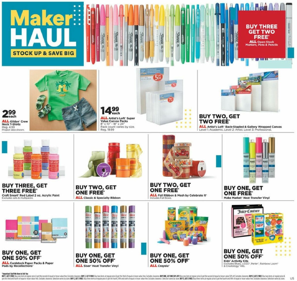 Michaels Weekly Ad from July 30