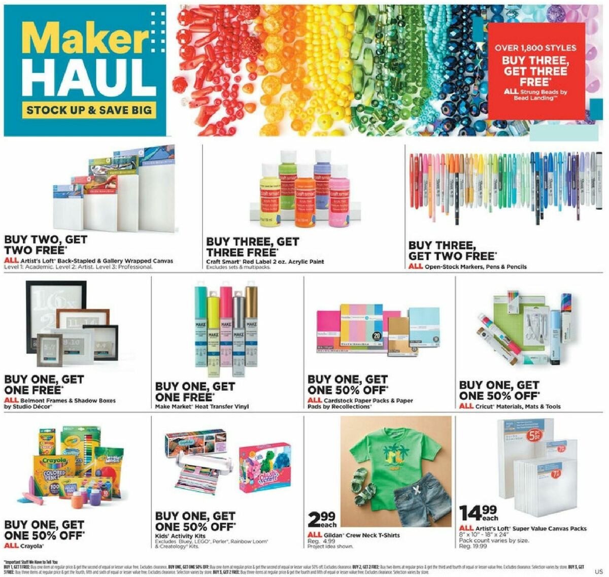 Michaels Weekly Ad from August 6