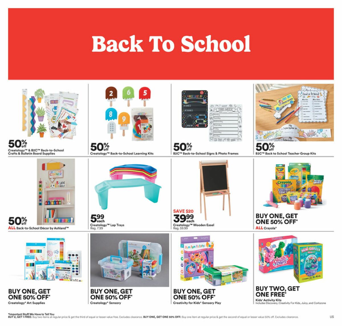Michaels Weekly Ad from August 13