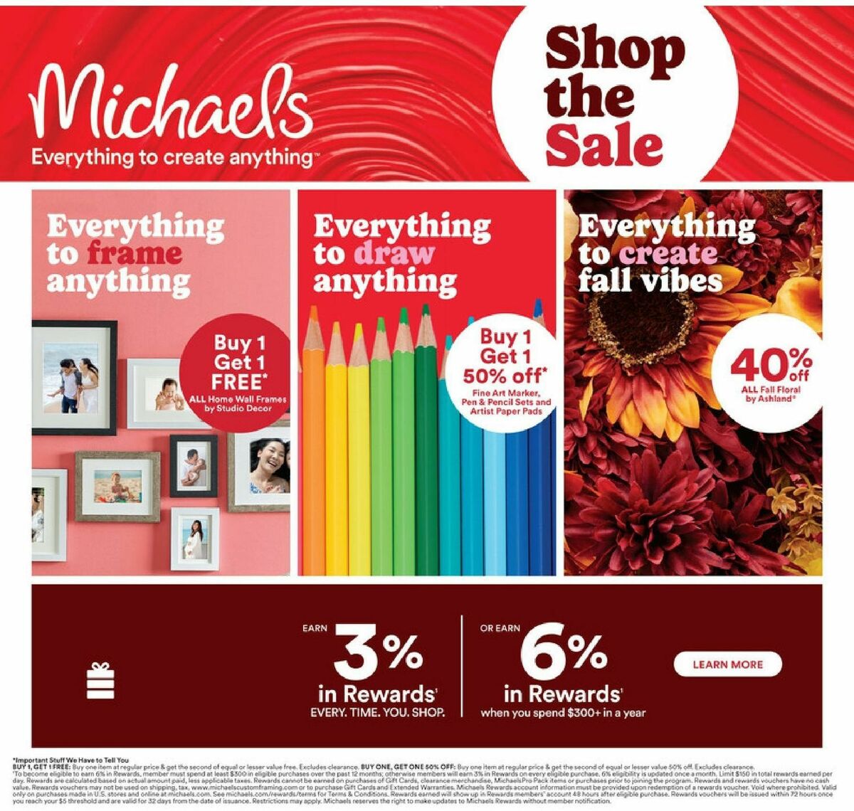 Michaels Weekly Ad from August 20