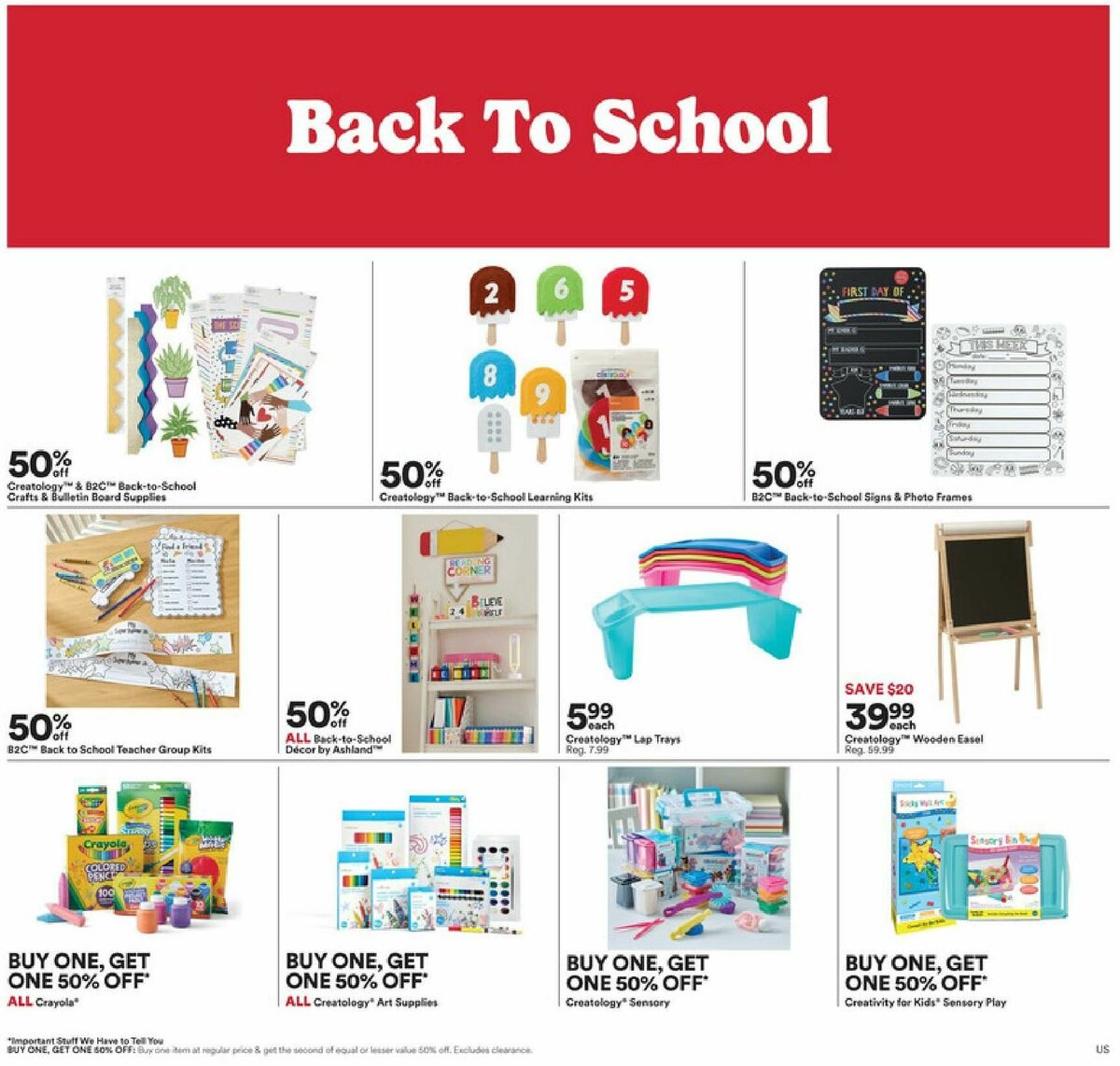 Michaels Weekly Ad from August 20