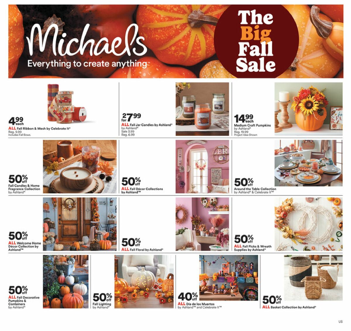 Michaels Weekly Ad from September 10