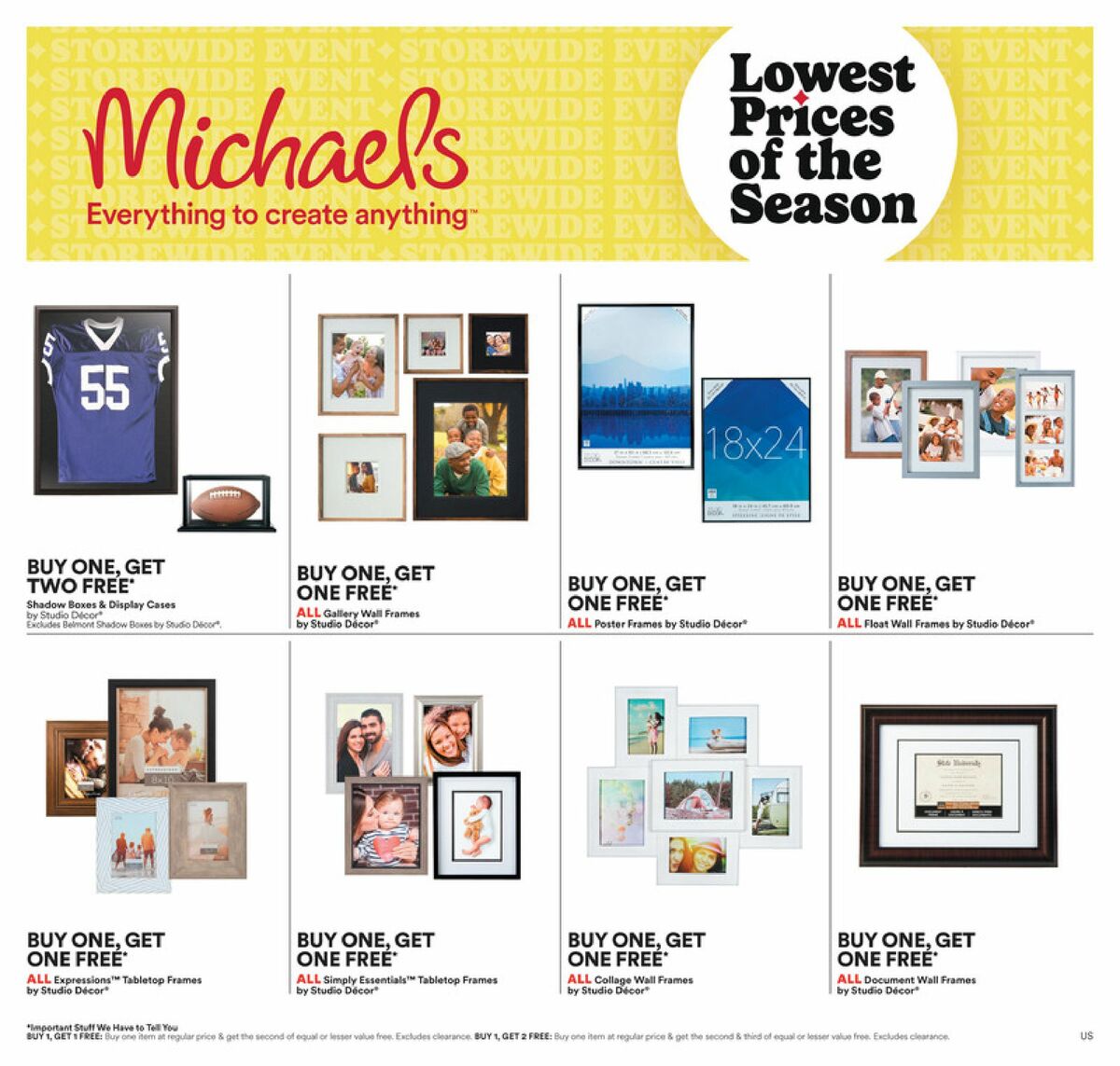 Michaels Weekly Ad from September 15