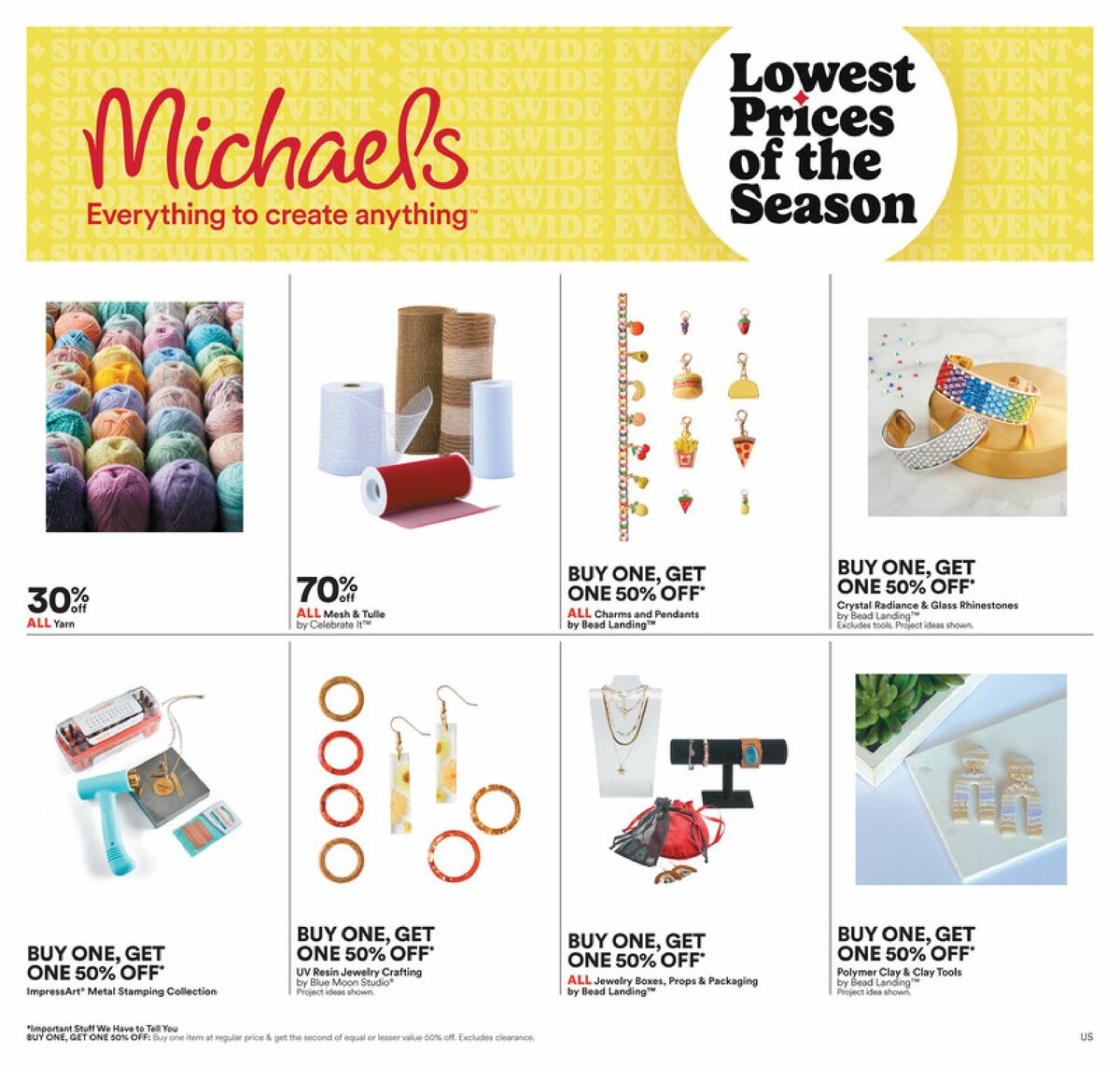 Michaels Weekly Ad from September 15