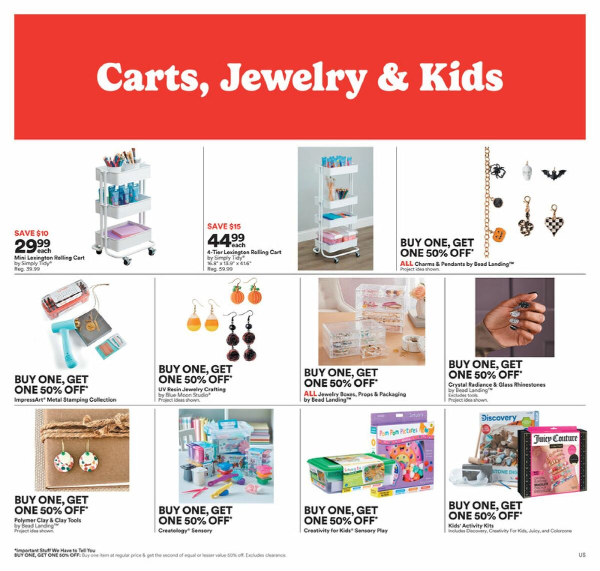 Michaels Weekly Ad from September 25