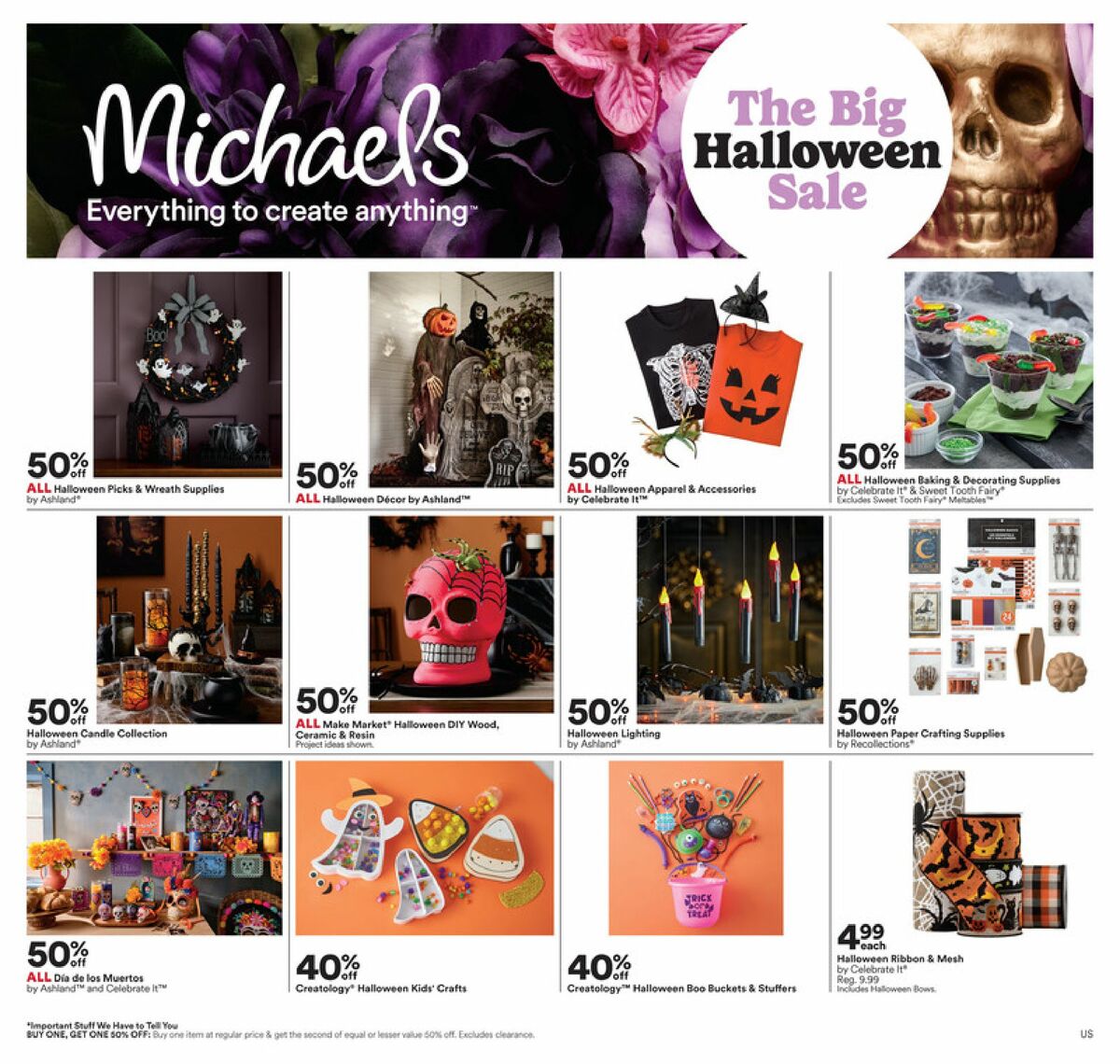 Michaels Weekly Ad from October 8