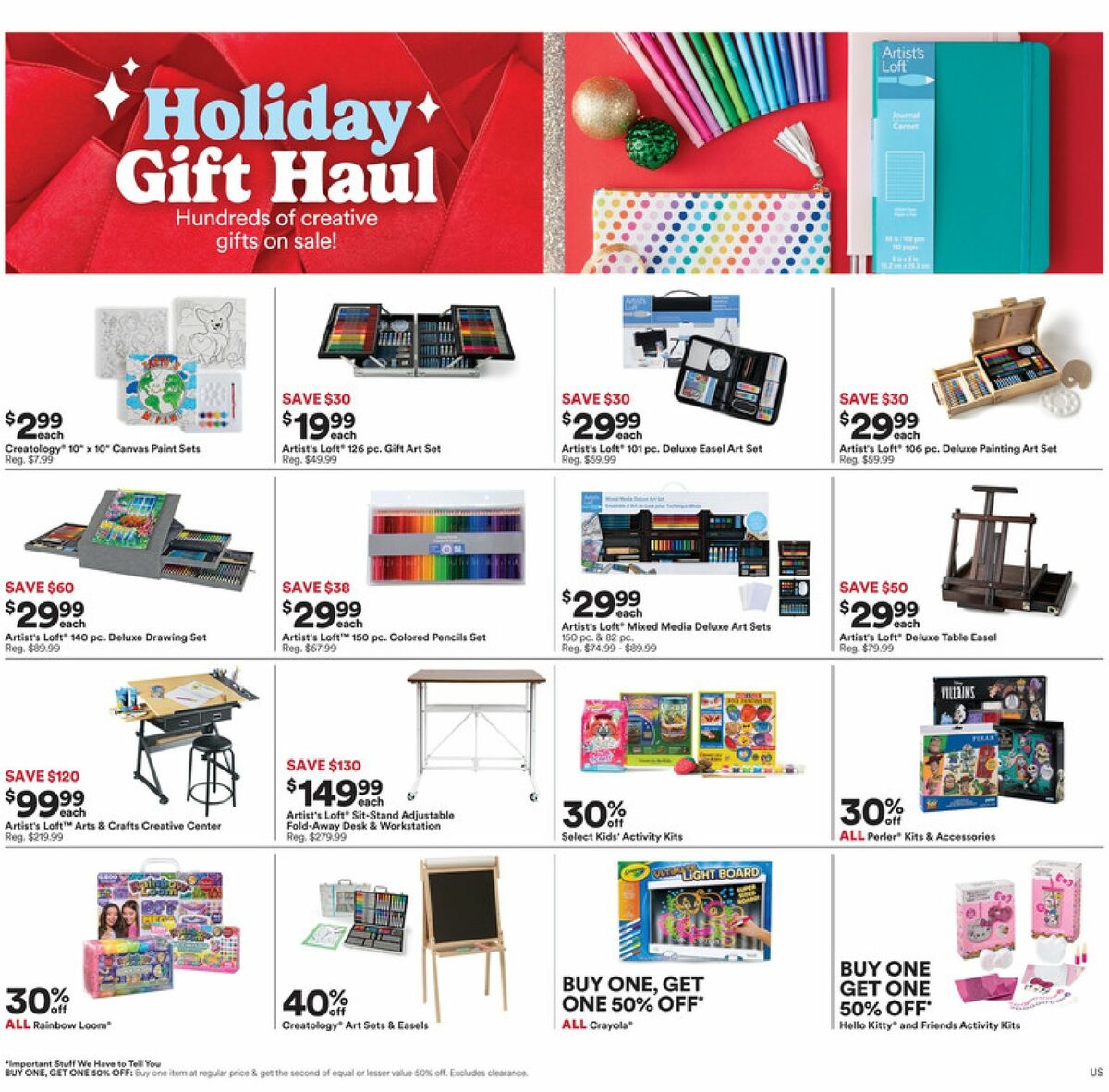Michaels Weekly Ad from December 10