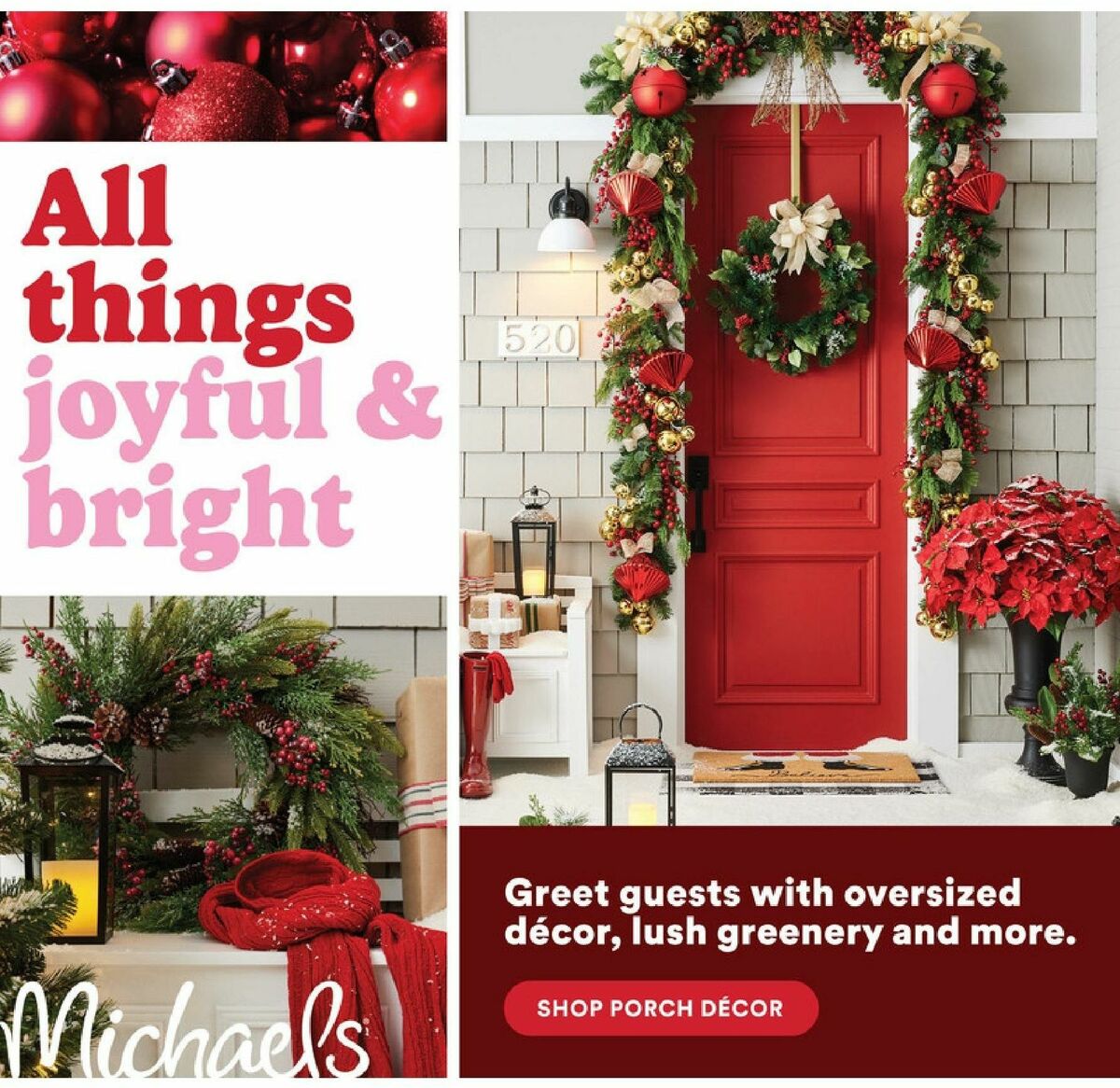Michaels Holiday Look Book Weekly Ad from December 1