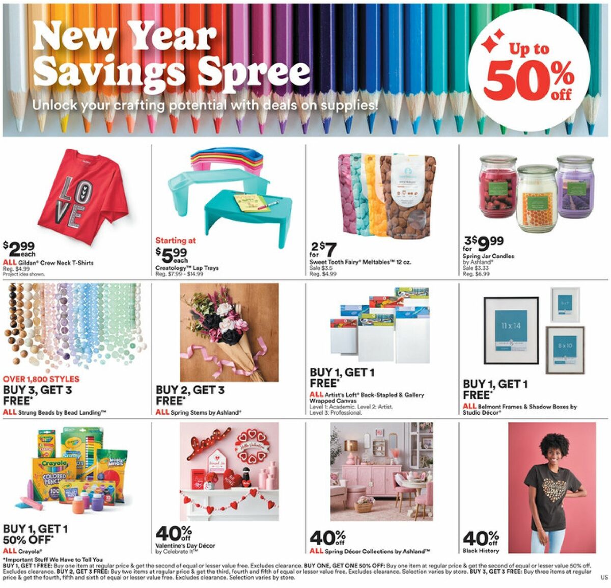 Michaels Weekly Ad from January 21