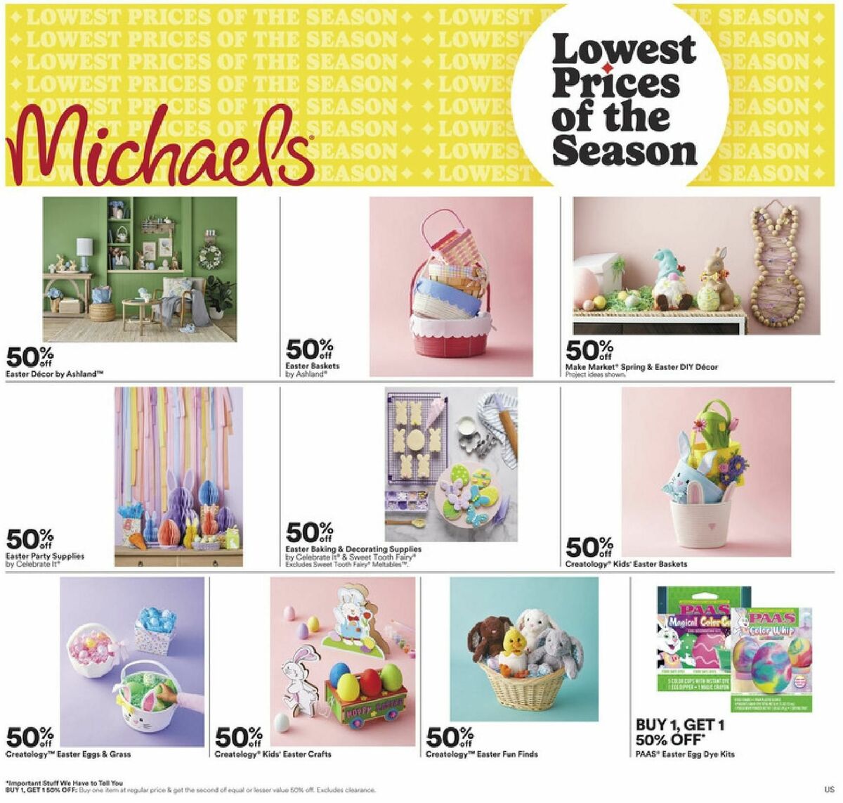 Michaels Weekly Ad from March 17