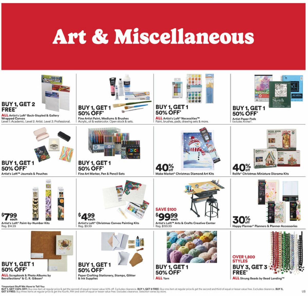 Michaels Weekly Ad from December 8