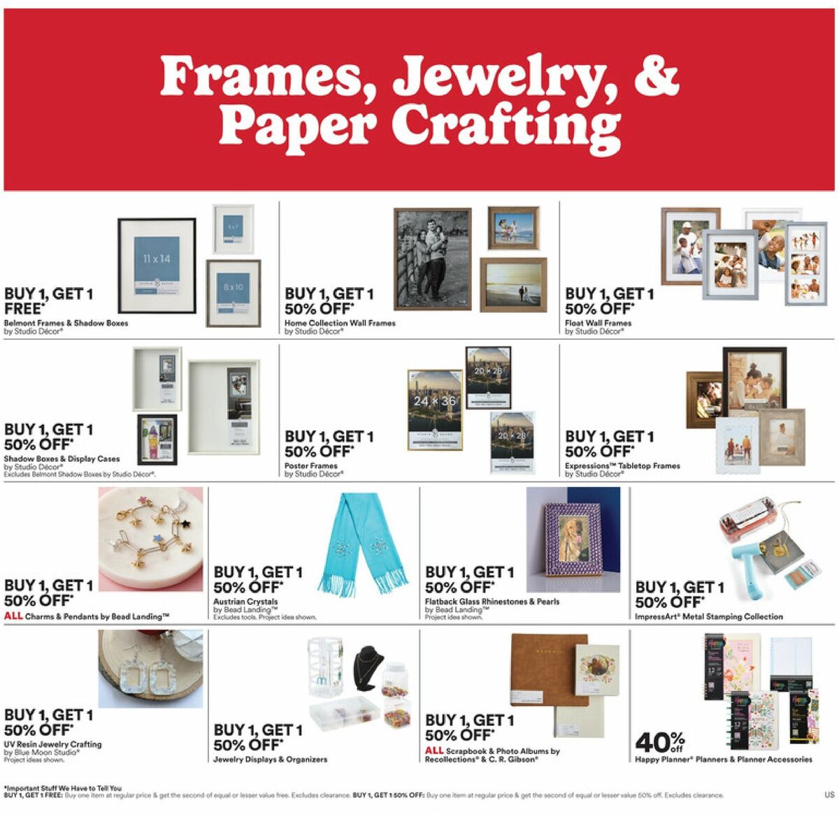 Michaels Weekly Ad from January 12