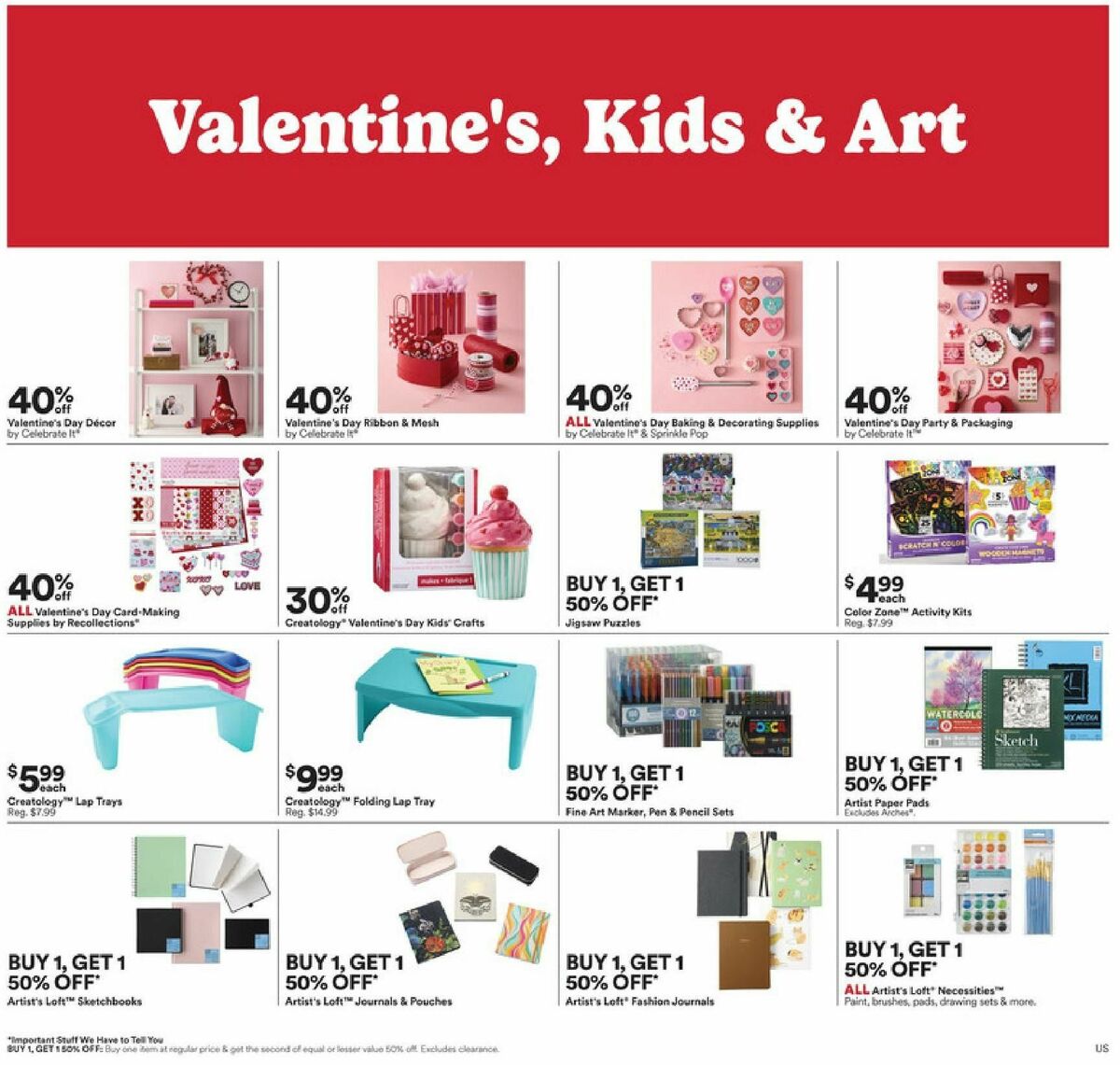 Michaels Weekly Ad from January 19