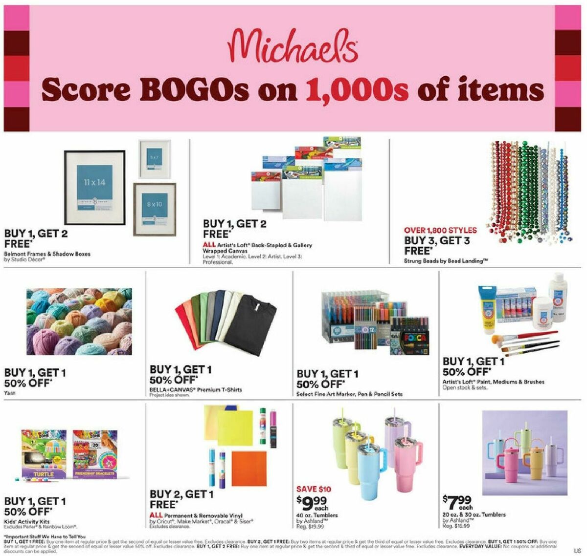 Michaels Weekly Ad from February 23