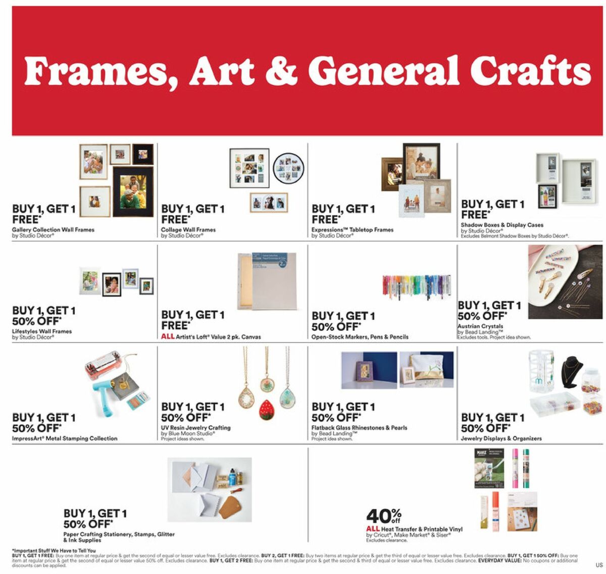 Michaels Weekly Ad from March 2